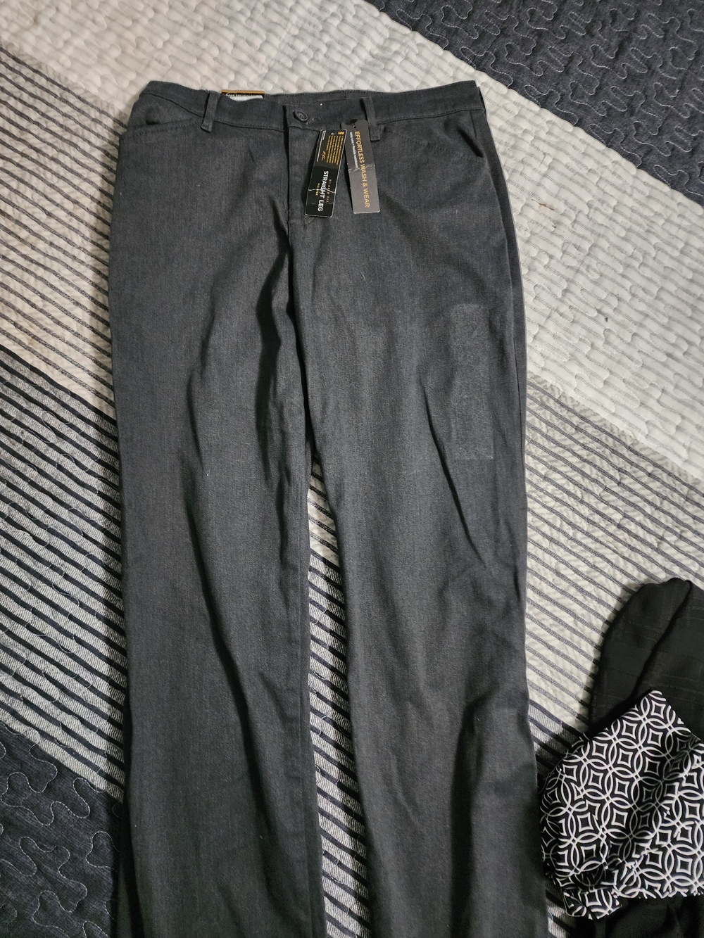 Lee Women Straight Leg Pants in Dark Charcoal